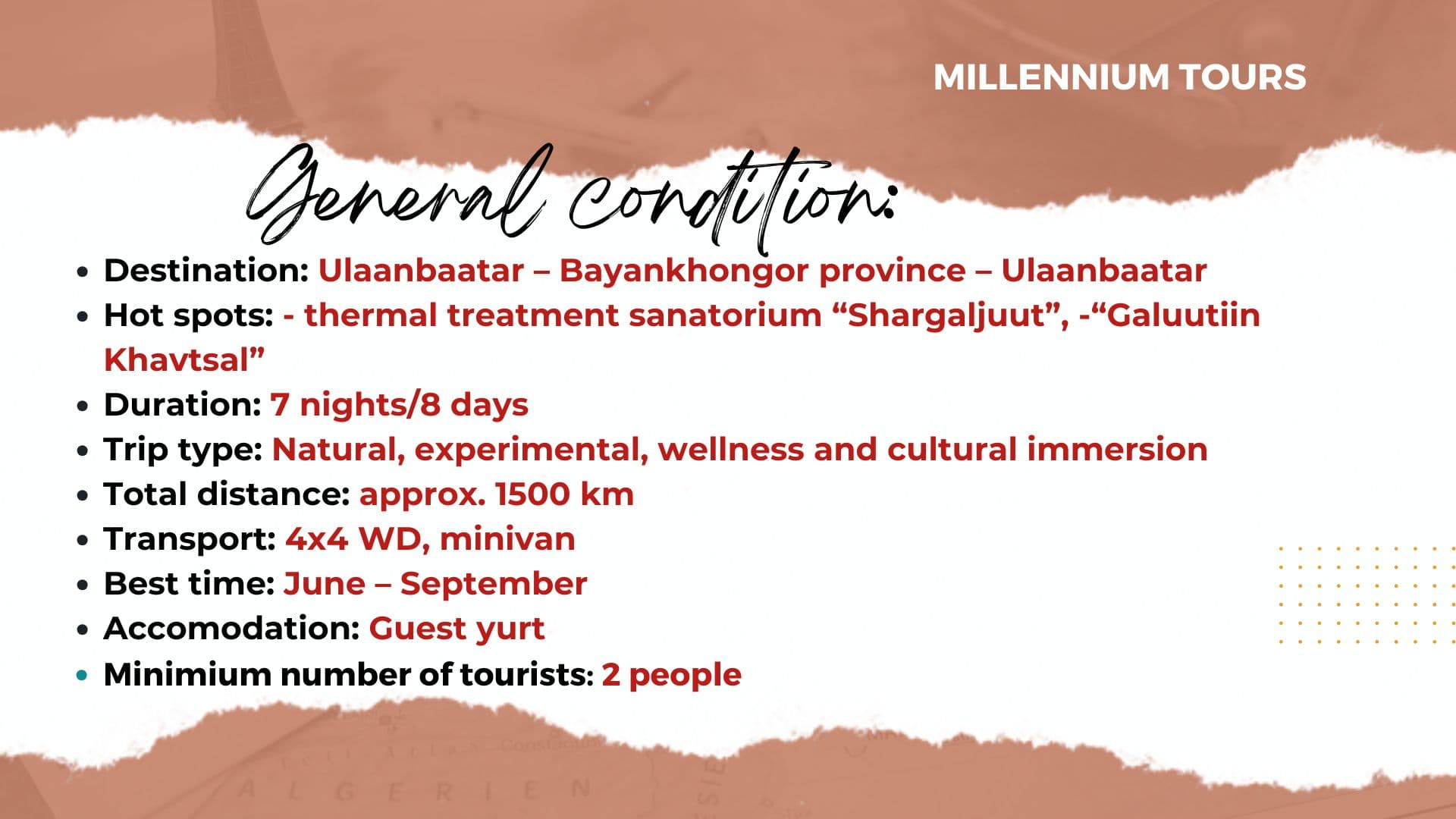 Community Based Tour in Bayankhongor - Day 11